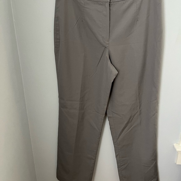 Talbots Gray Straight Leg Pants - Picture 1 of 10